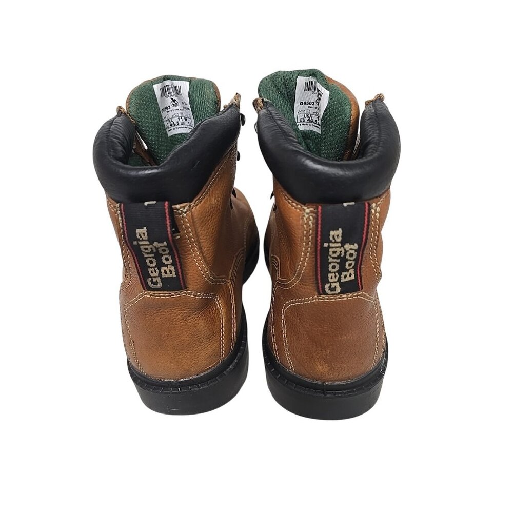 Georgia Boot Men's G6503 Farm And Ranch 6" Soft Toe Waterproof Work Boot 11W - Picture 3 of 7